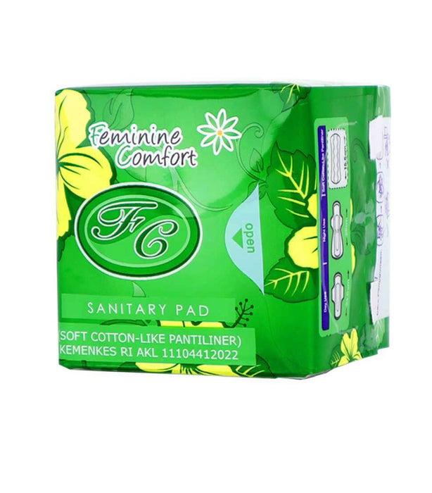 Feminine Comfort Bio Sanitary Pads (Green) - 20’S