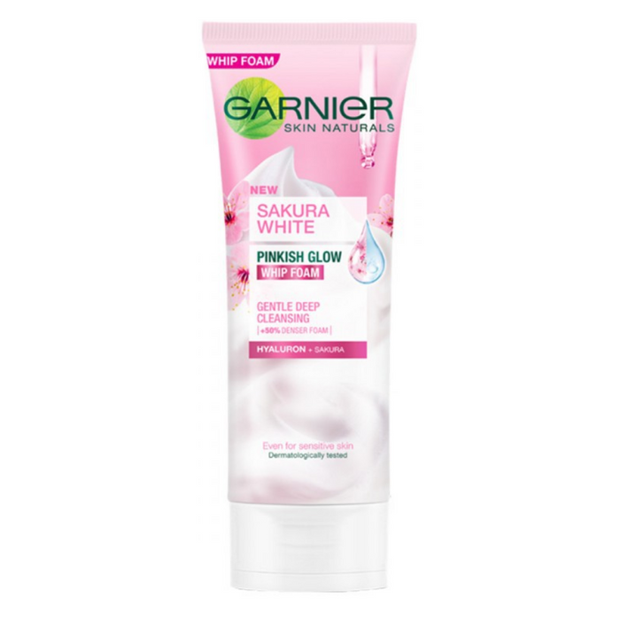 Garnier Sakura White Pinkish Glow Whip Foam - 50ml