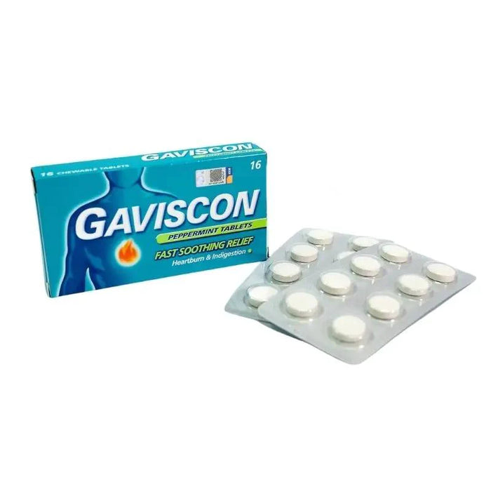 Gaviscon Tablet Peppermint - 8’S