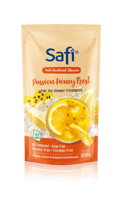 SAFI Antibacterial Shower Pouch (Passion Honey Frost) - 850g