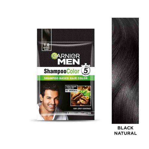 Garnier Men Natural Black Hair Color Shampoo