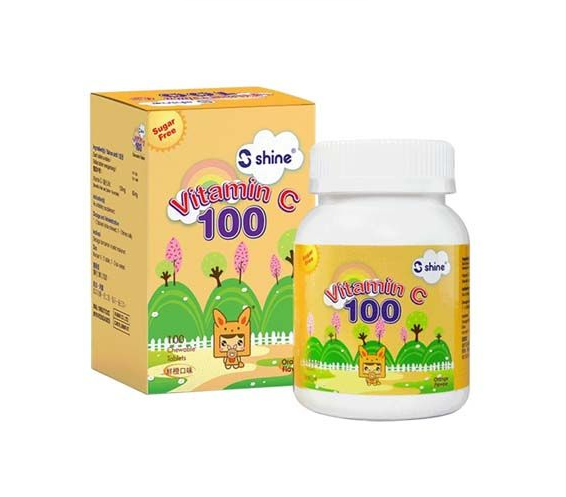 Shine Vitamin C 100mg (Orange) 100's