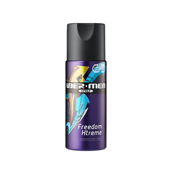 UBERMEN Deodorant Body Spray Style (Freedom Xtreme) - 125ml