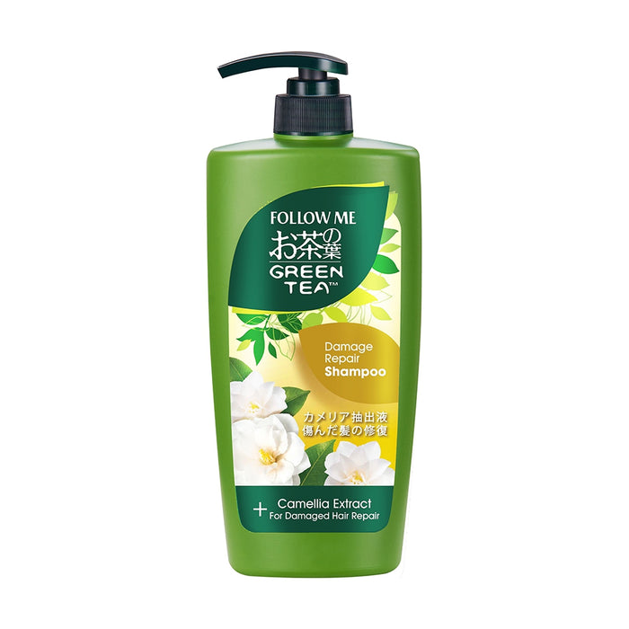 Follow Me Green Tea Damage Repair Shampoo (Camellia Extract) - 650ml