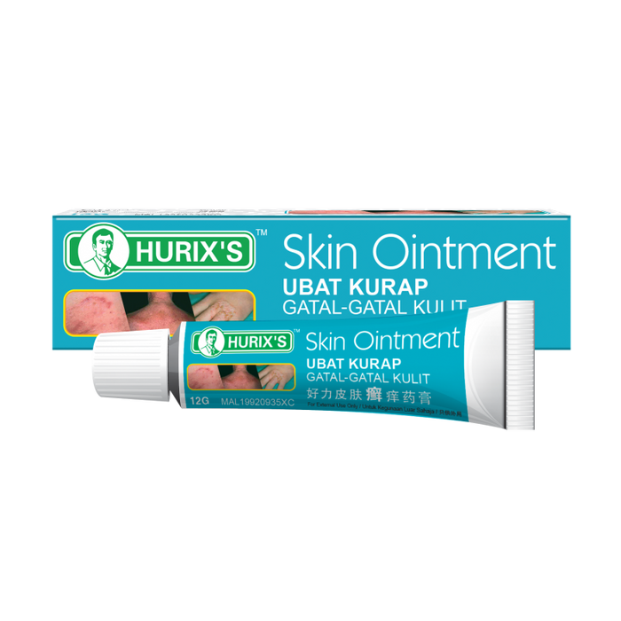 Hurix's Ubat Kurap Gatal-gatal Kulit Skin Ointment - 12g