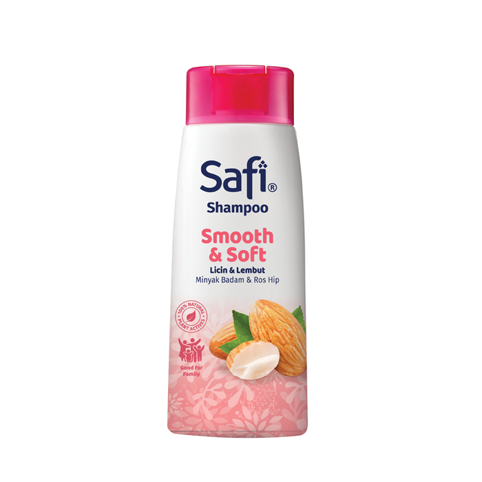 SAFI Smooth & Soft Shampoo - Almond Oil & Rose Hip - 360g